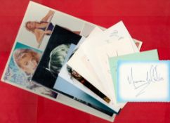 TV & Film, Politics & Sport Signed Photos & Vintage Signature Pieces Includes Barbara Shelley, Jilly