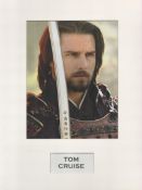Tom Cruise Signed Colour Photo, Mounted to size of 16x12. Good Condition. All autographs come with a