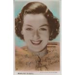 Rosalind Russell Signed 5x3 colour photo. Good Condition. All autographs come with a Certificate