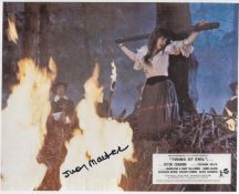 Twins of Evil horror movie 8x10 scene photo signed by Judy Matheson. Good Condition. All