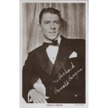 Ronald Reagan Signed 5x3 vintage black and white photo. Good Condition. All autographs come with a