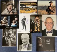 TV, Music and Film Collection 10 signed assorted photos includes some great names such as Bernard