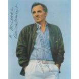 Charles Aznavour signed 5x4 colour photo. Dedicated. Good Condition. All autographs come with a