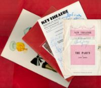 Theatre Programmes Collection of 4 Multi-Signed In-House Brochures Includes New Theatre 1958, Key