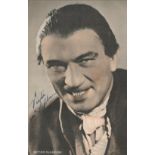 Victor McLaglen Signed 5x3 vintage black and white photo. Good Condition. All autographs come with a