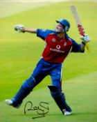 England Cricketer Andrew Strauss Signed 10x8 inch Colour One Day Cricket Photo. Good condition.