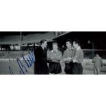 Football Chelsea 1953 winger Frank Blunstone Signed 6x4 inch Black and White Photo. Good