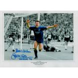 Football Steve Walsh signed 1994 Football League First Division play off Final 16x12 colourised