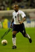 Trevor Sinclair signed 12x8 England colour photo. Trevor Lloyd Sinclair (born 2 March 1973) is an