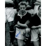 Peter Jones signed Manchester United 10x8 black and white photo. Ernest Peter Jones (born 30