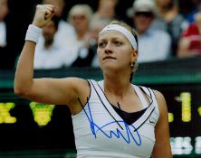 Tennis Petra Kivitova signed 10x8 colour photo. Good condition. All autographs come with a
