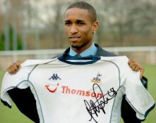 Former Spurs Star Jermain Defoe Signed 10x8 inch Colour Spurs FC Photo. Good condition. All