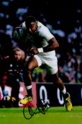 Rugby Union Anthony Watson signed 12x8 colour photo pictured in action for England. Good