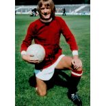 John Fitzpatrick signed Manchester United 12x8 colour photo. John Herbert Norton Fitzpatrick (1946 -