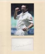 Steve Harmison 10x12 overall size mounted signature piece. Good condition. All autographs come