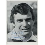 Football Trevor Brooking signed 8x6 vintage black and white photo. Good condition. All autographs