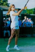 Tennis Amelie Mauresmo signed 12x8 colour photo. Good condition. All autographs come with a