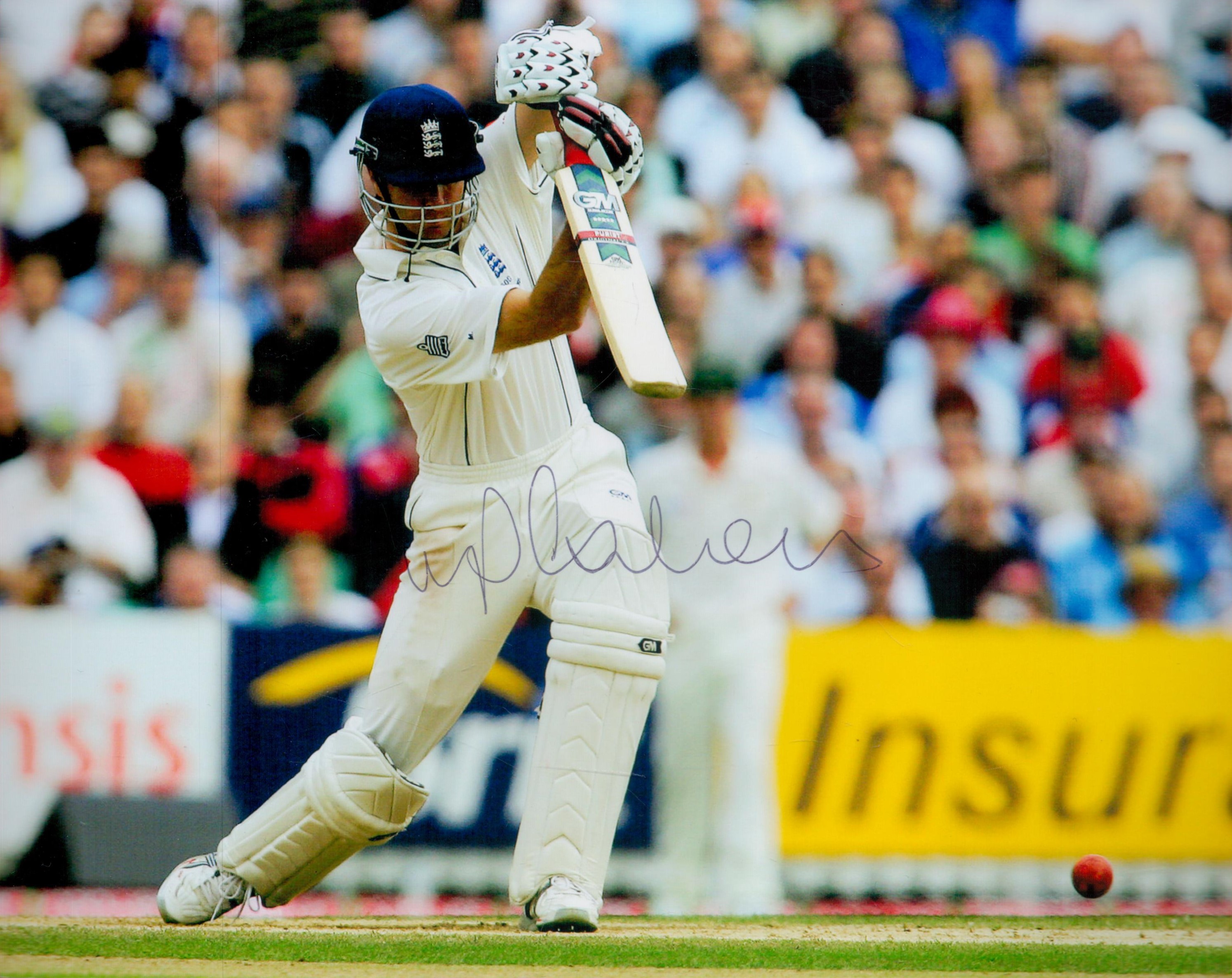 England Cricketer Marcus Trescothick Signed 10x8 inch Colour Test Match Cricket Photo. Good