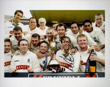 Warwickshire CCC Star Nick Knight Signed 10x8 inch Colour Photo. Good condition. All autographs come