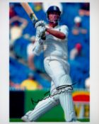 England Cricketer Marcus Trescothick Signed 10x8 inch Colour Test Match Cricket Photo. Good