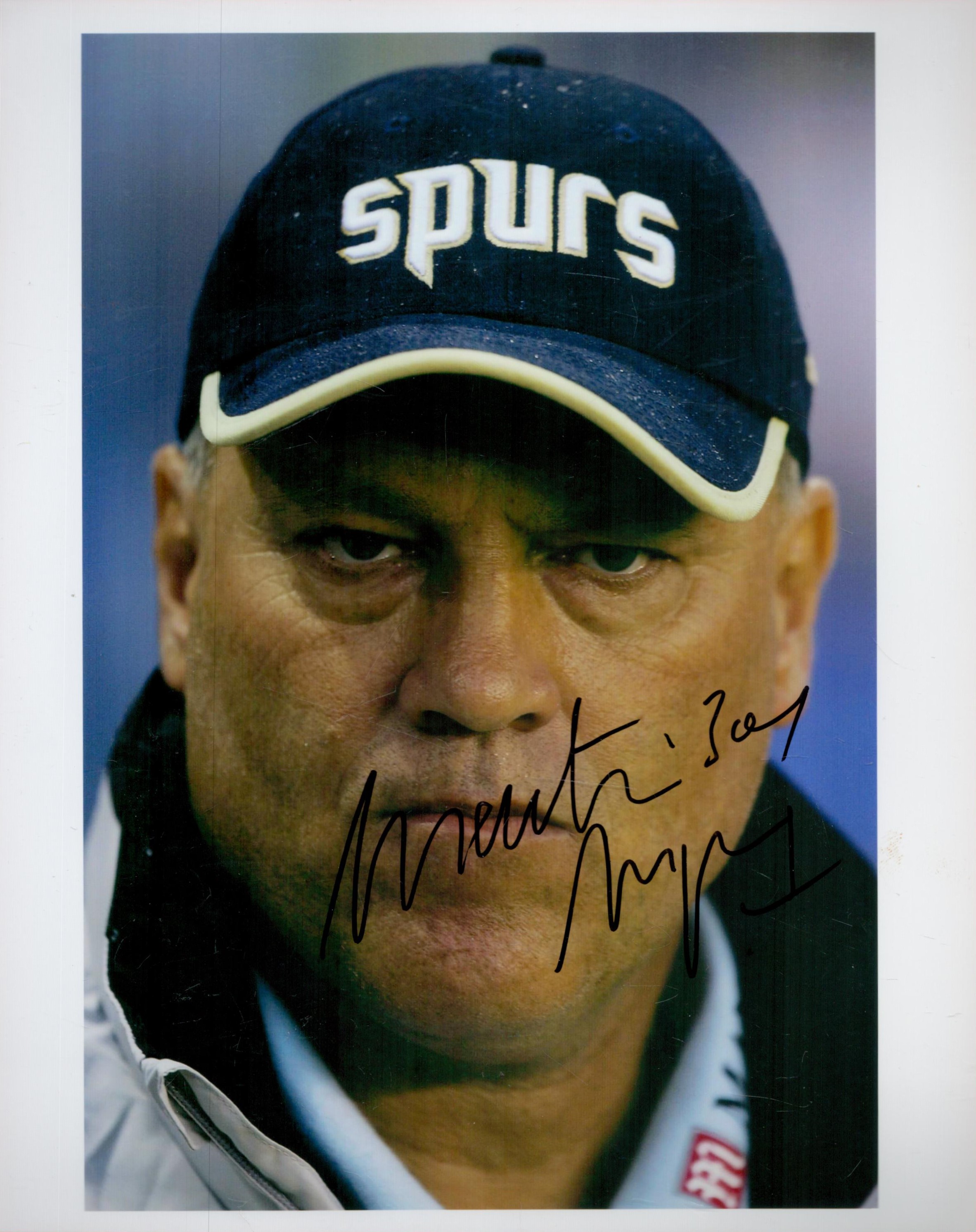 Former Spurs Manager Martin Jol Signed 10x8 inch Colour Spurs FC Photo. Good condition. All