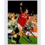 Bryan Robson signed Manchester United 10x8 colour photo. Bryan Robson OBE (born 11 January 1957)