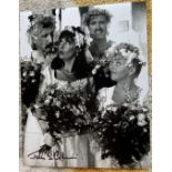 Allo Allo John D Collins signed 10 x 8 inch b/w photo. Good Condition. All autographs come with a