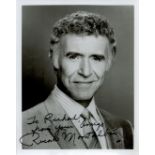 Ricardo Montalban Signed 10x8 inch Black and White Photo. Signed in black ink. Dedicated. Good