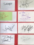 Autograph Collection of 14 Signatories on Various Items, Mainly Autograph Cards. Signatures