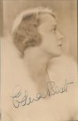 Edna Best Signed 5x3 vintage black and white photo. Good Condition. All autographs come with a