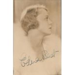 Edna Best Signed 5x3 vintage black and white photo. Good Condition. All autographs come with a