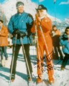 Lynn Holly Johnson signed 10 x 8 inch colour Ski scene photograph pictured during her role as Bibi