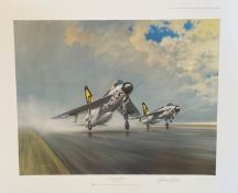 Gerald Coulson Handsigned 32.5X26.5 Print Titled 'Thunder and Lightnings' Ltd Ed. Good Condition.