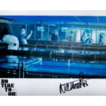 Nathan Pegler No Time to Die signed 10 x 8 inch colour James Bond photo. Good Condition. All