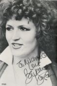 Barbara Dickson signed 6x4 black and white photo. Dedicated. Good Condition. All autographs come