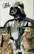 Star Wars collection of Five signed 10 x 8 inch photos. Darth Vader C Andrew Nelson, Jerome Blake,