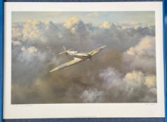 Roy Cross 27.5X19.5 Colour Print Titled' Flight of Freedom'. Good Condition. All autographs come