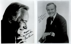 Jack Lemmon Signed 10x8 inch Black and White Photo. Signed in black ink. Dedicated. Good