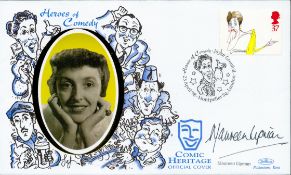 Maureen Lipman signed Comic Heritage Official Benham Cover pm Heroes of Comedy Joyce Grenfell