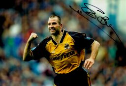 Steve Bull signed Wolverhampton Wanderers 12x8 colour photo. Good Condition. All autographs come