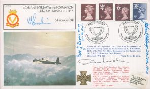 40th Anniv Formation ATC Signed Air Commodore K J Goodwin CBE, AFC RAF flown over 3000 hours and