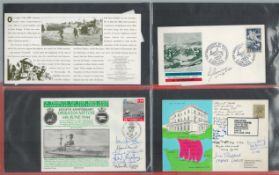 WW2 Collection in a First Day Cover Album with 15 Signed, Multi-Signed & unsigned FDCs including 6