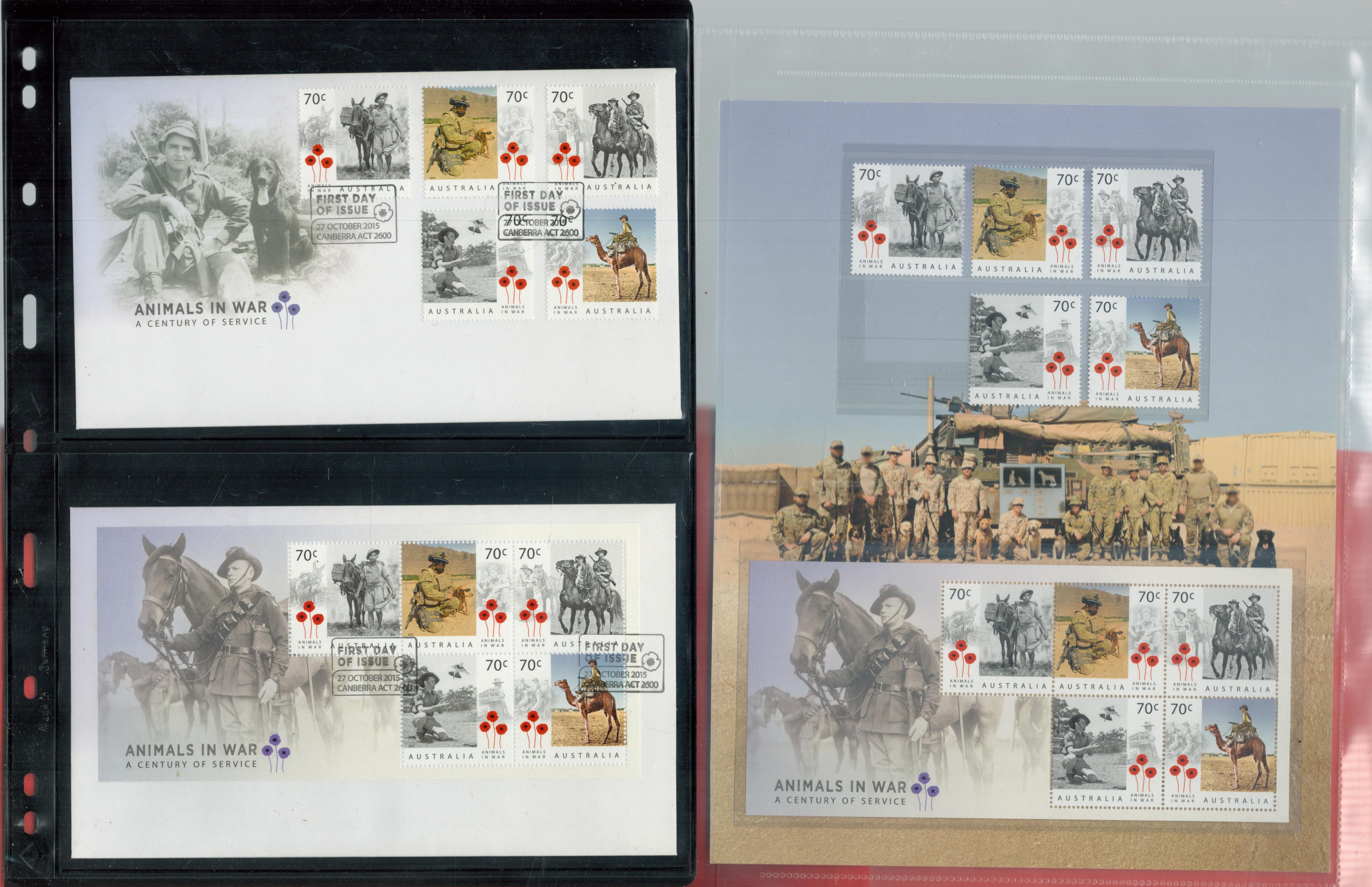 The Great War Anzac Collection of Assorted First Day Covers. Mint stamps. Postcards. Fantastic - Image 4 of 4