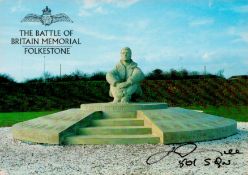 Ken Lee Signed The Battle of Britain Memorial 6x4 Colour PostcardAll autographs come with a