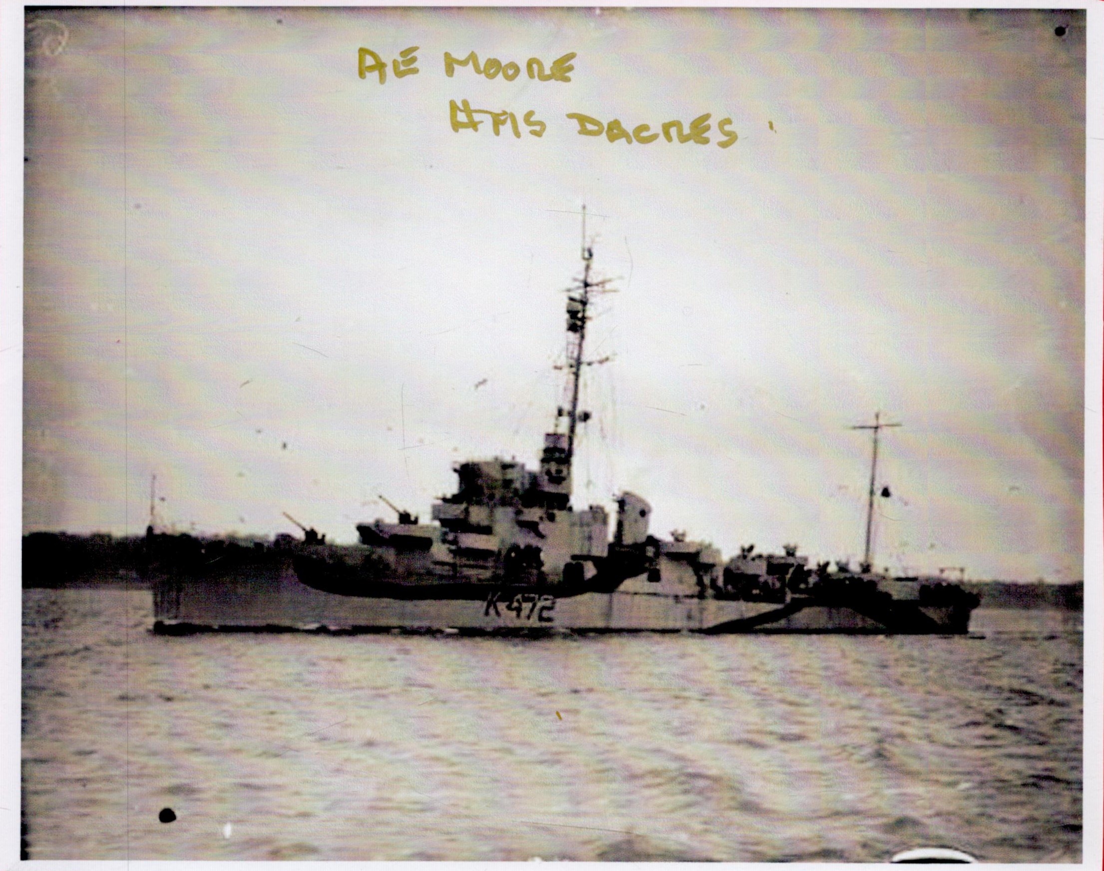 A.E. Moore (HMS Dalres) Signed Printed ImageAll autographs come with a Certificate of