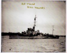 A.E. Moore (HMS Dalres) Signed Printed ImageAll autographs come with a Certificate of
