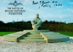 Avid J Hearn Signed The Battle of Britain Memorial 6x4 Colour PostcardAll autographs come with a