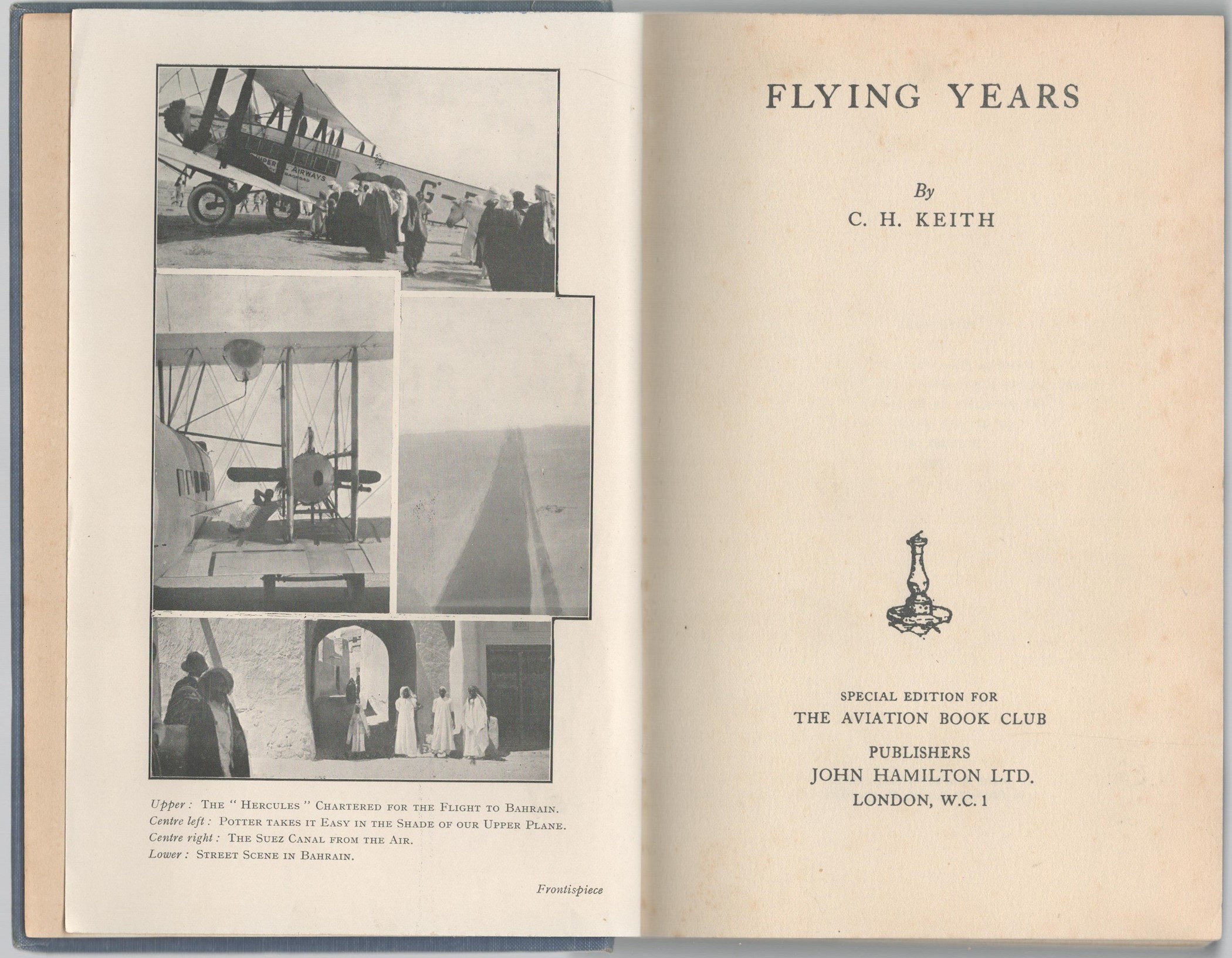 Wing Commander C N CARPENTER (29236) RAF Signed Book Flying Years by C H Keith Special Edition - Image 3 of 4