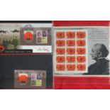 Royal Mail The Great War Collection of FDCs Medallic FDCs, Miniature Stamp Sheets, Mint Stamp