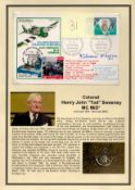 Colonel Henry John 'Tod' Sweeney Signed FDC Operation Overlord. Datestamp 15 Jun 1974All